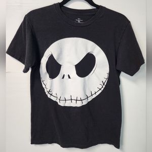 Nightmare Before Christmas Shirt Small BlackJack Skellington Tshirt. Disney